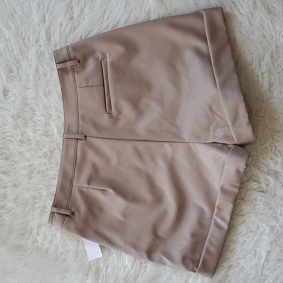 Kensie Jeans Vegan Leather Short Size 14/32 - Picture 7 of 8